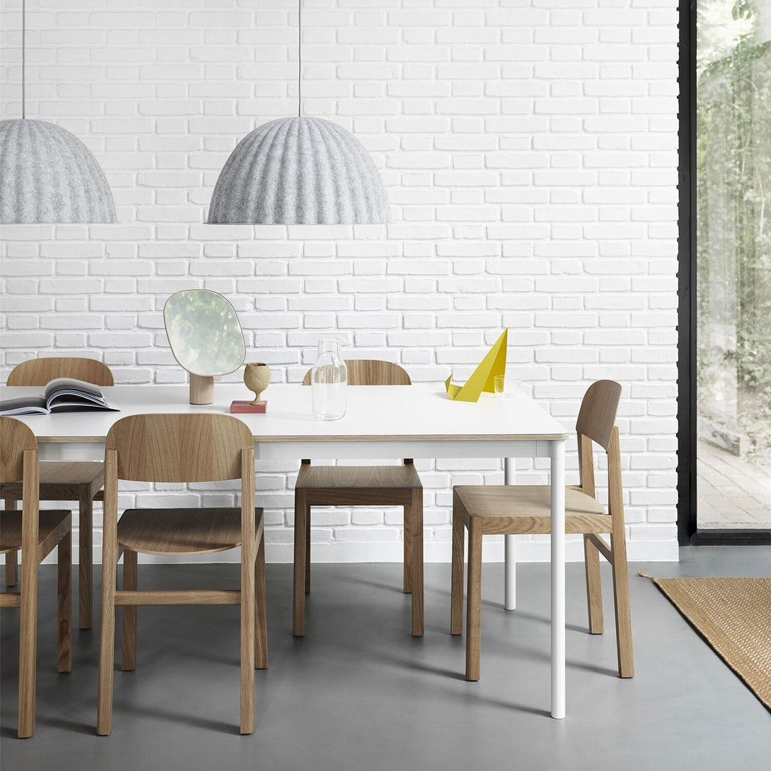 muuto | under the bell pendant | white melange 55cm