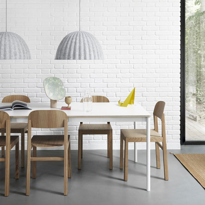muuto | under the bell pendant | white melange 55cm