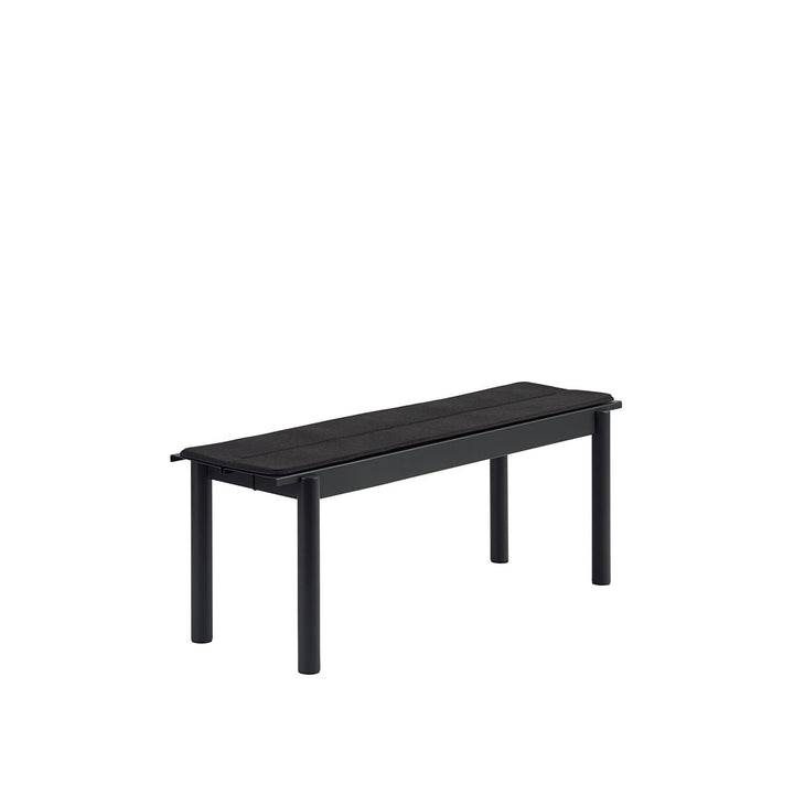 PARTS: muuto | linear steel bench seat pad | black 110cm - discontinued