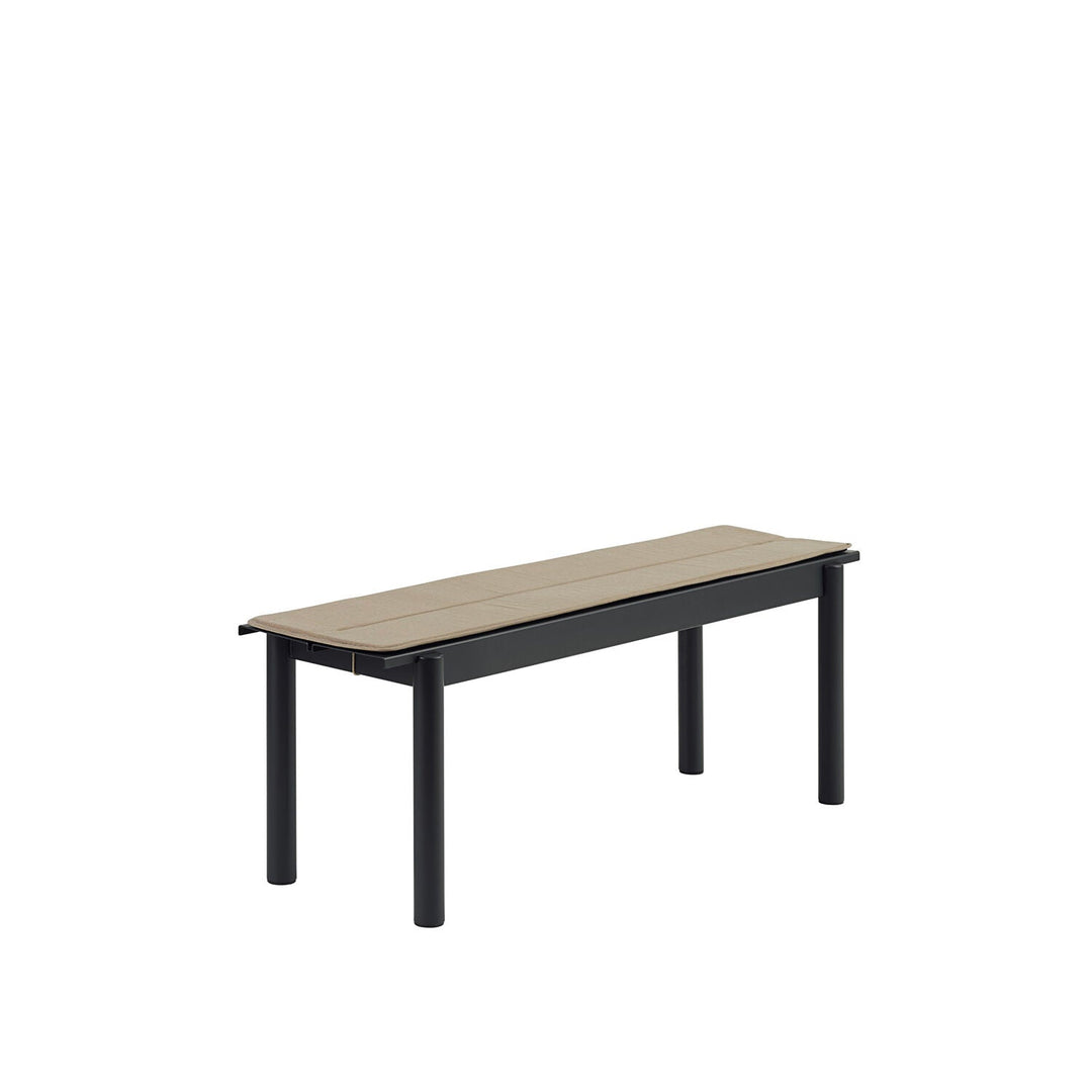 PARTS: muuto | linear steel bench seat pad | warm beige 110cm - discontinued
