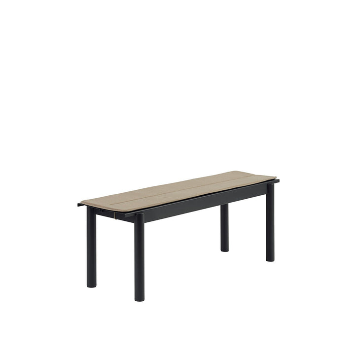 PARTS: muuto | linear steel bench seat pad | warm beige 110cm - discontinued