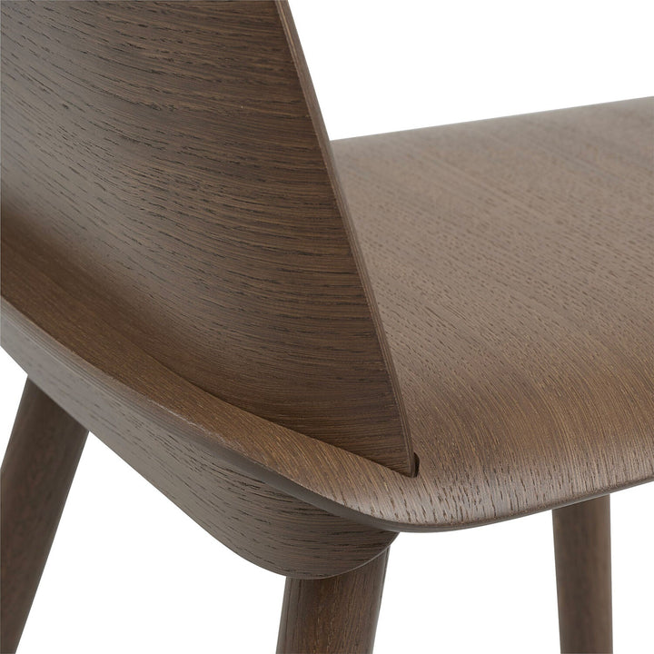 muuto | nerd chair | stained dark brown