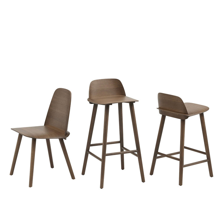 muuto | nerd chair | stained dark brown