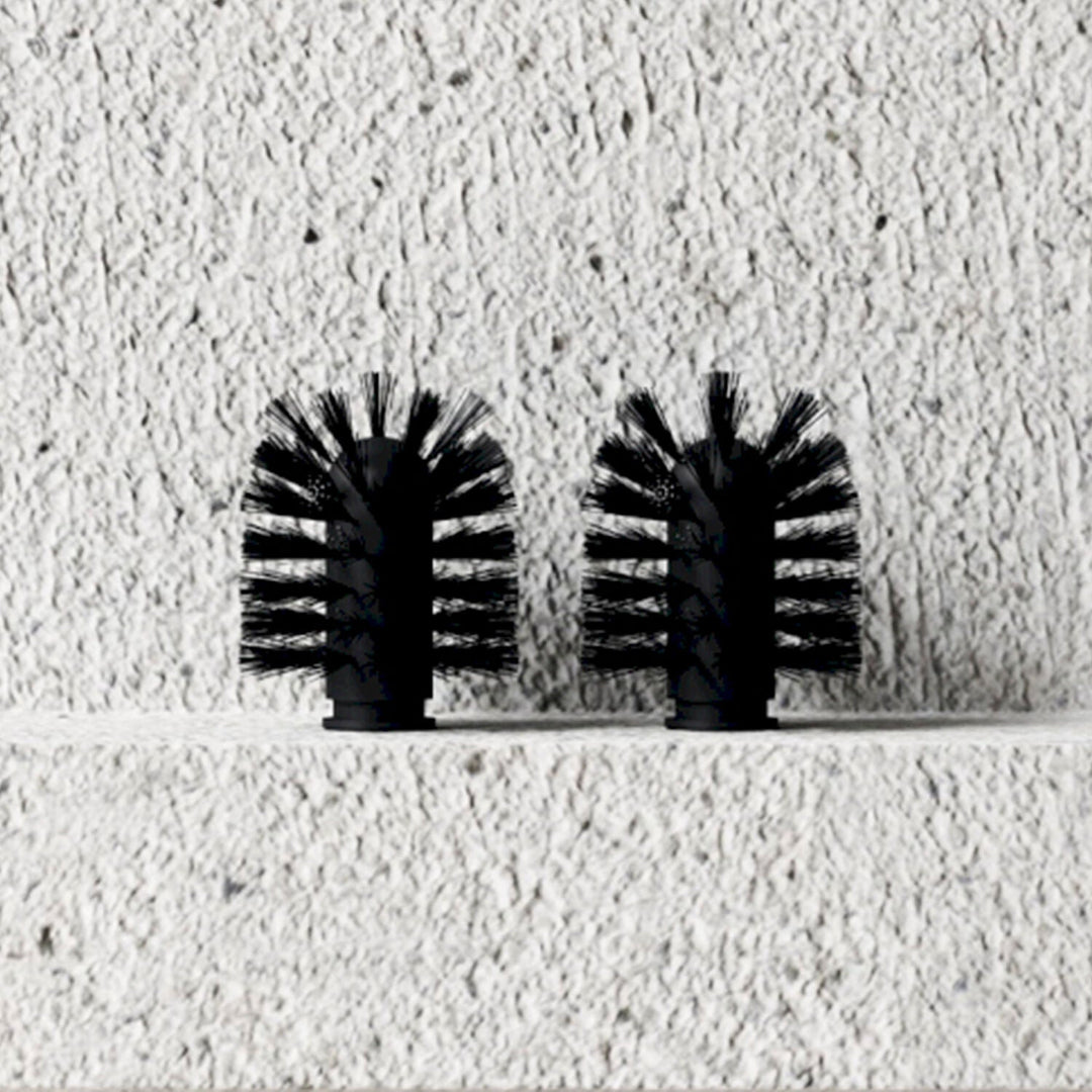 nichba | toilet brush refill | 2 pack | black - LC
