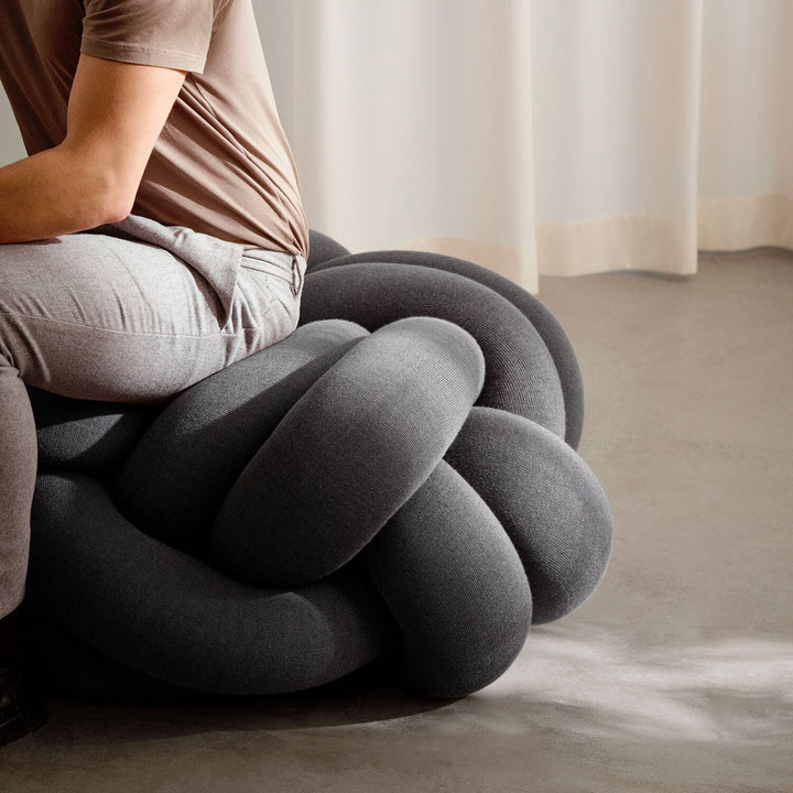 design house stockholm | knot seat cushion XL | grey