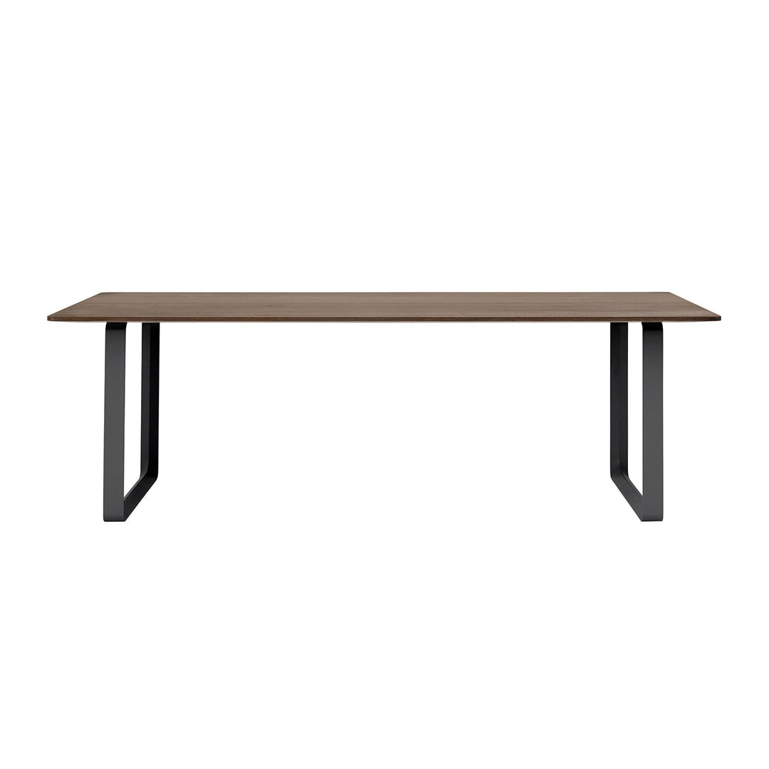 muuto | 70/70 table | solid smoked oak + black base 225x90cm