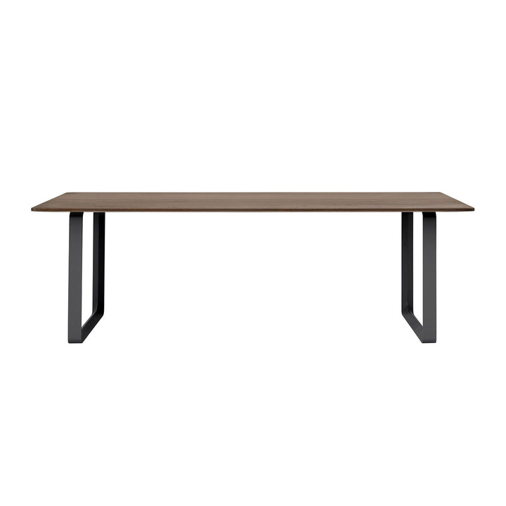 muuto | 70/70 table | solid smoked oak + black base 225x90cm
