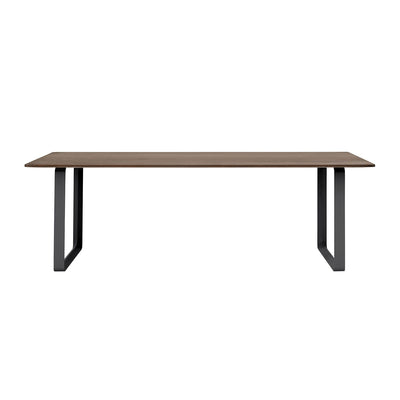 muuto | 70/70 table | solid smoked oak + black leg | 225cm