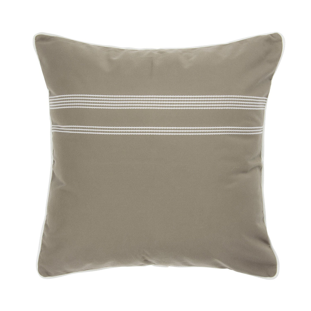 basil bangs | cushion cover 50cm | tessuti taupe - LC
