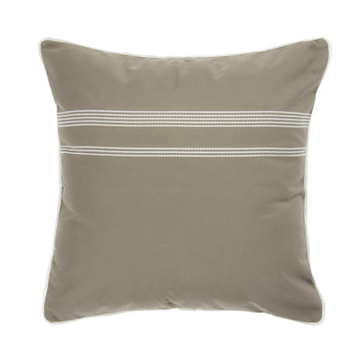 basil bangs | cushion cover 50cm | tessuti taupe - 3DC