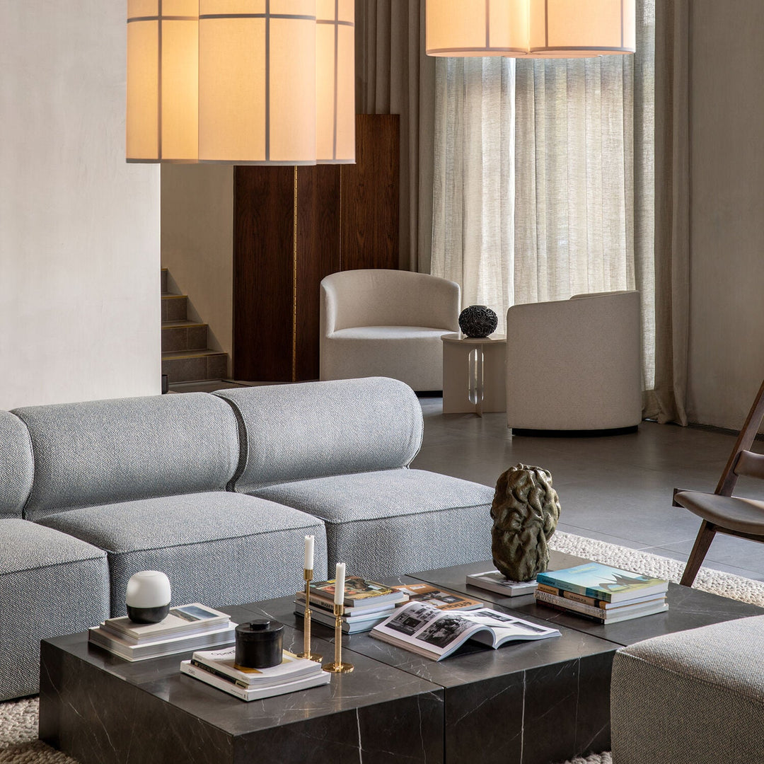 audo copenhagen (menu) | plinth low | grey kendzo marble