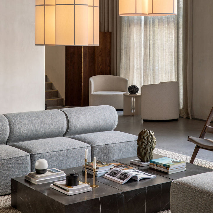 audo copenhagen (menu) | plinth low | grey kendzo marble