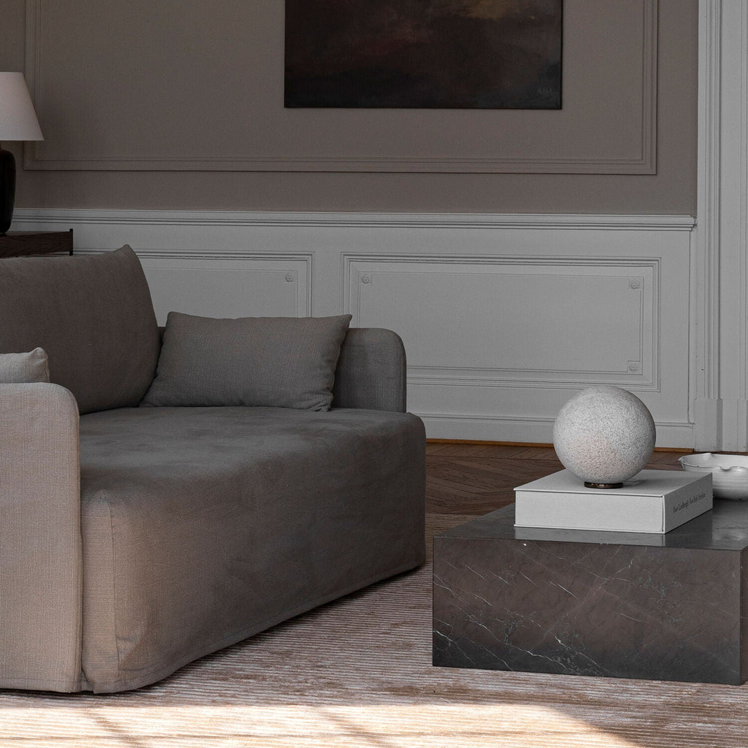 audo copenhagen (menu) | plinth low | grey kendzo marble