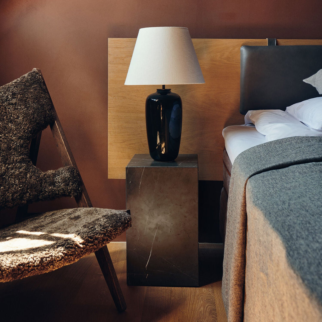 audo copenhagen (menu) | plinth tall | grey kendzo marble