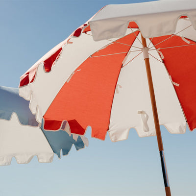basil bangs | the weekend beach umbrella | coral