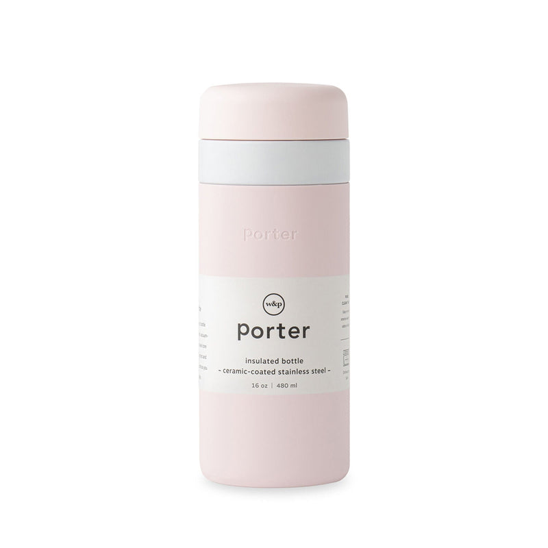 porter | ceramic insulated bottle | blush - LC