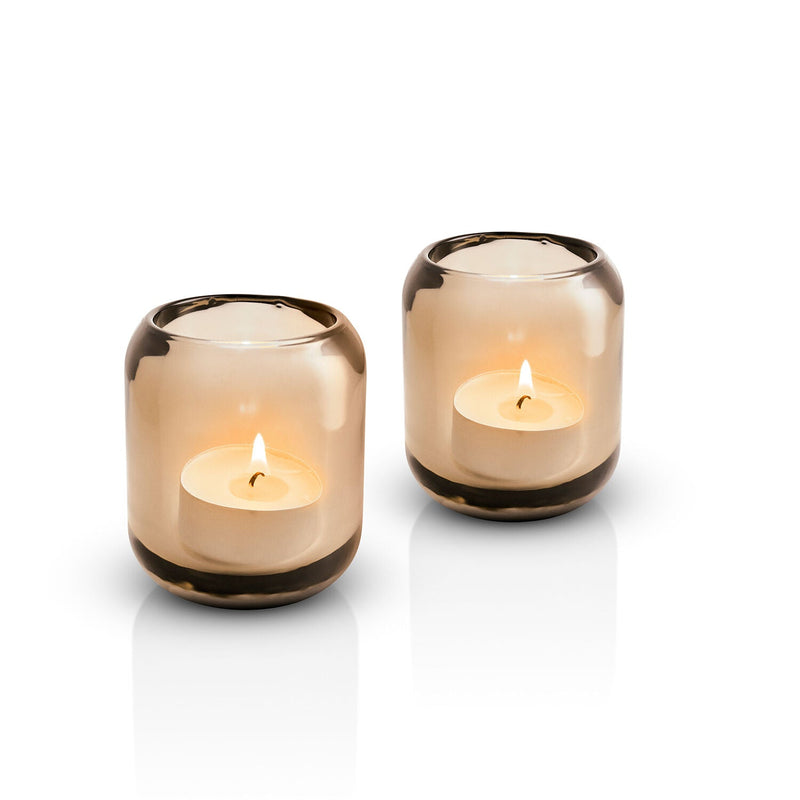 eva solo | acorn tealight candle holder set | amber