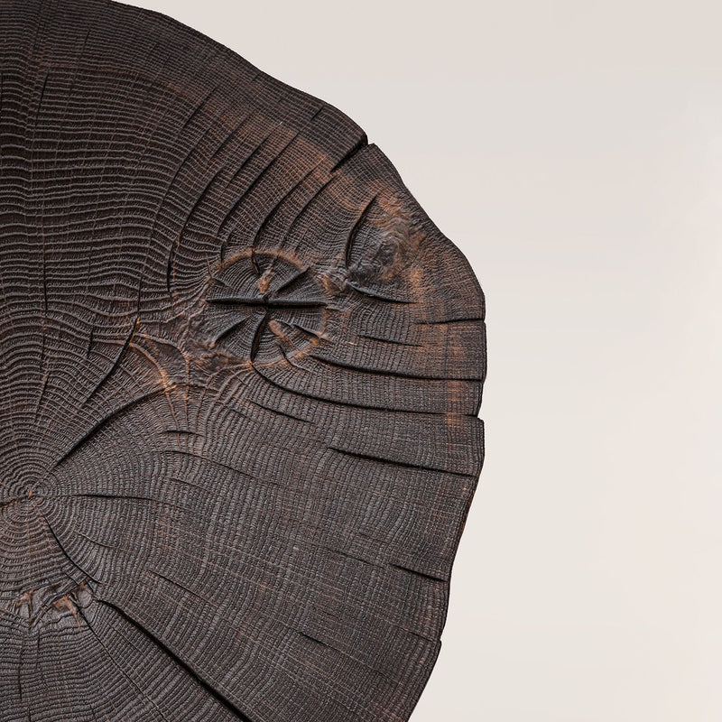 janua | bc 05 stomp table | 70-80cm | natural smoked oak raw