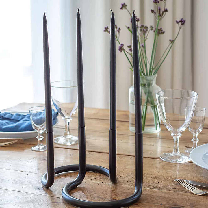 architectmade | gemini candleholder | black