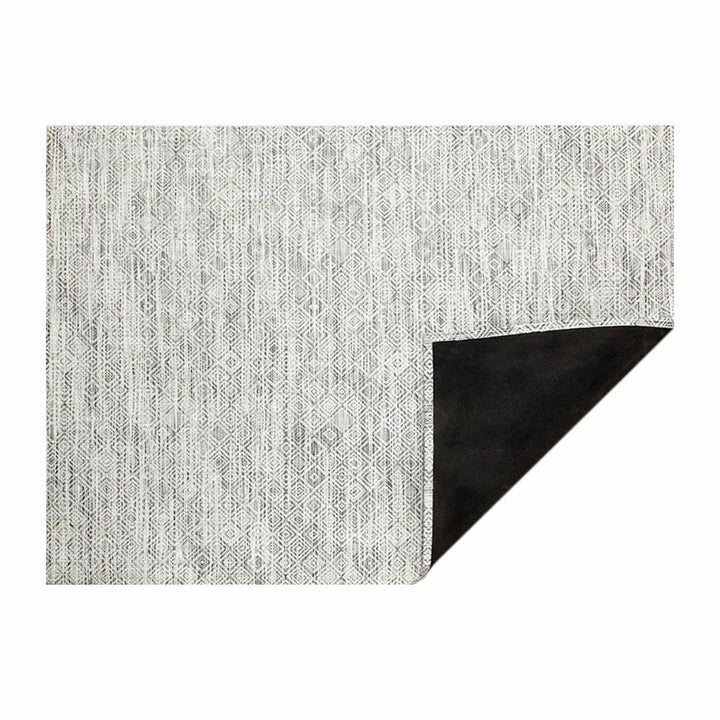 chilewich | woven floormat 183x269cm (72x106") | mosaic black + white
