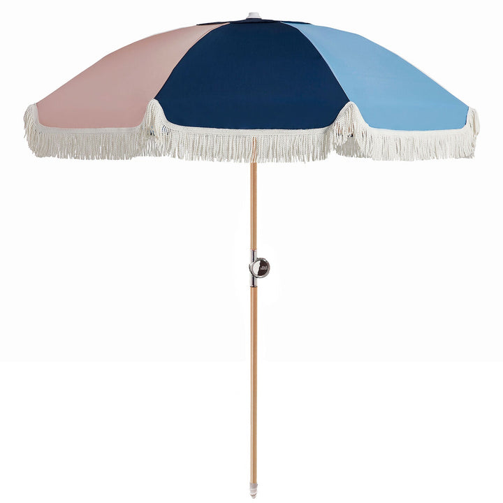 basil bangs | premium beach umbrella | aquatic - LC