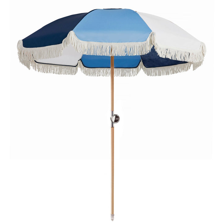basil bangs | premium beach umbrella | aquatic - LC
