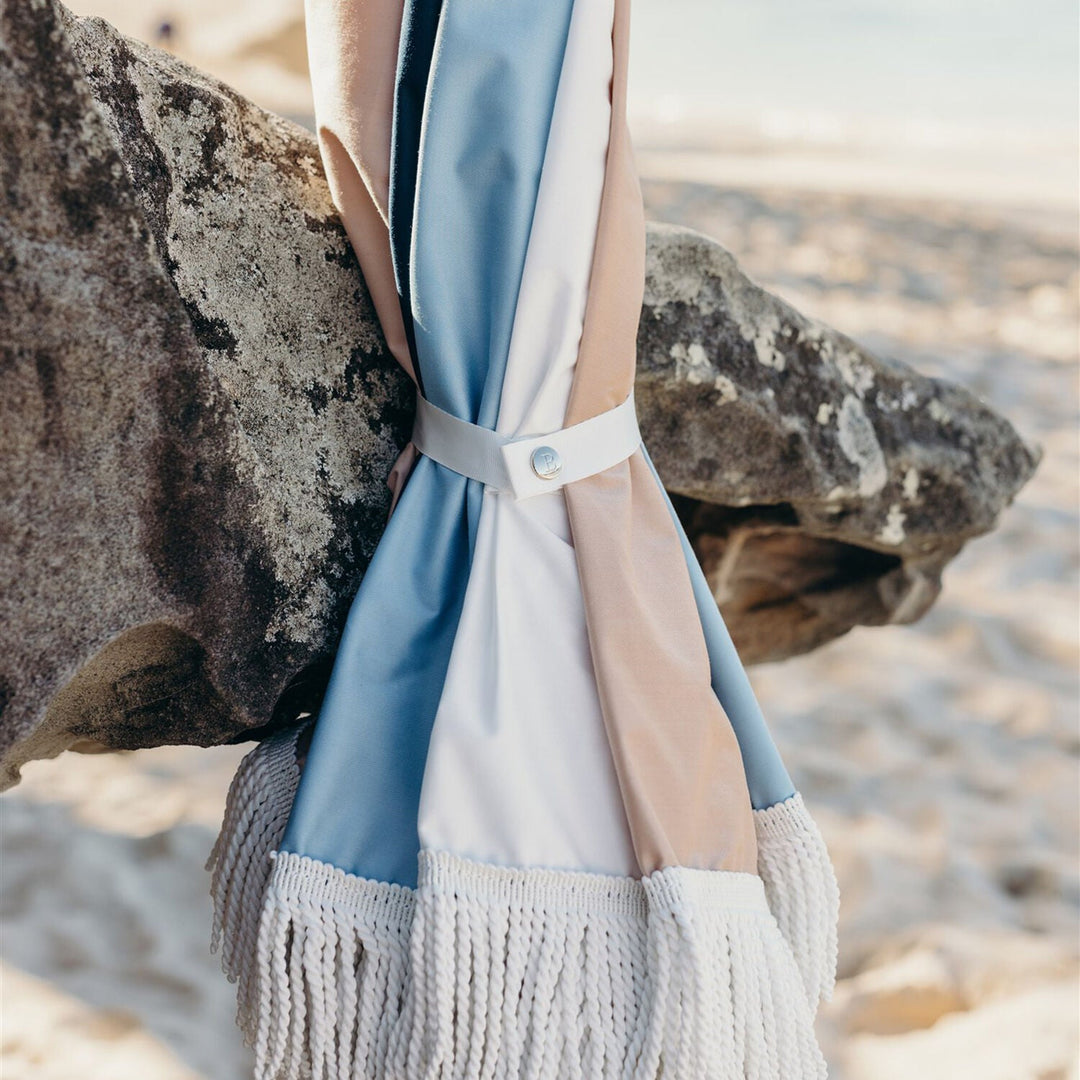 basil bangs | premium beach umbrella | aquatic - LC