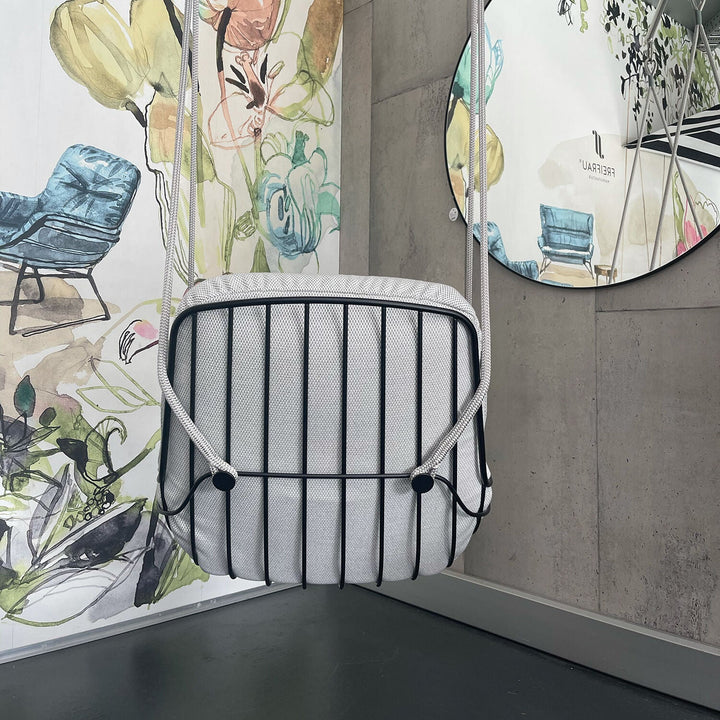 freifrau | leyasol outdoor lounge swing seat | lopi ash + black frame