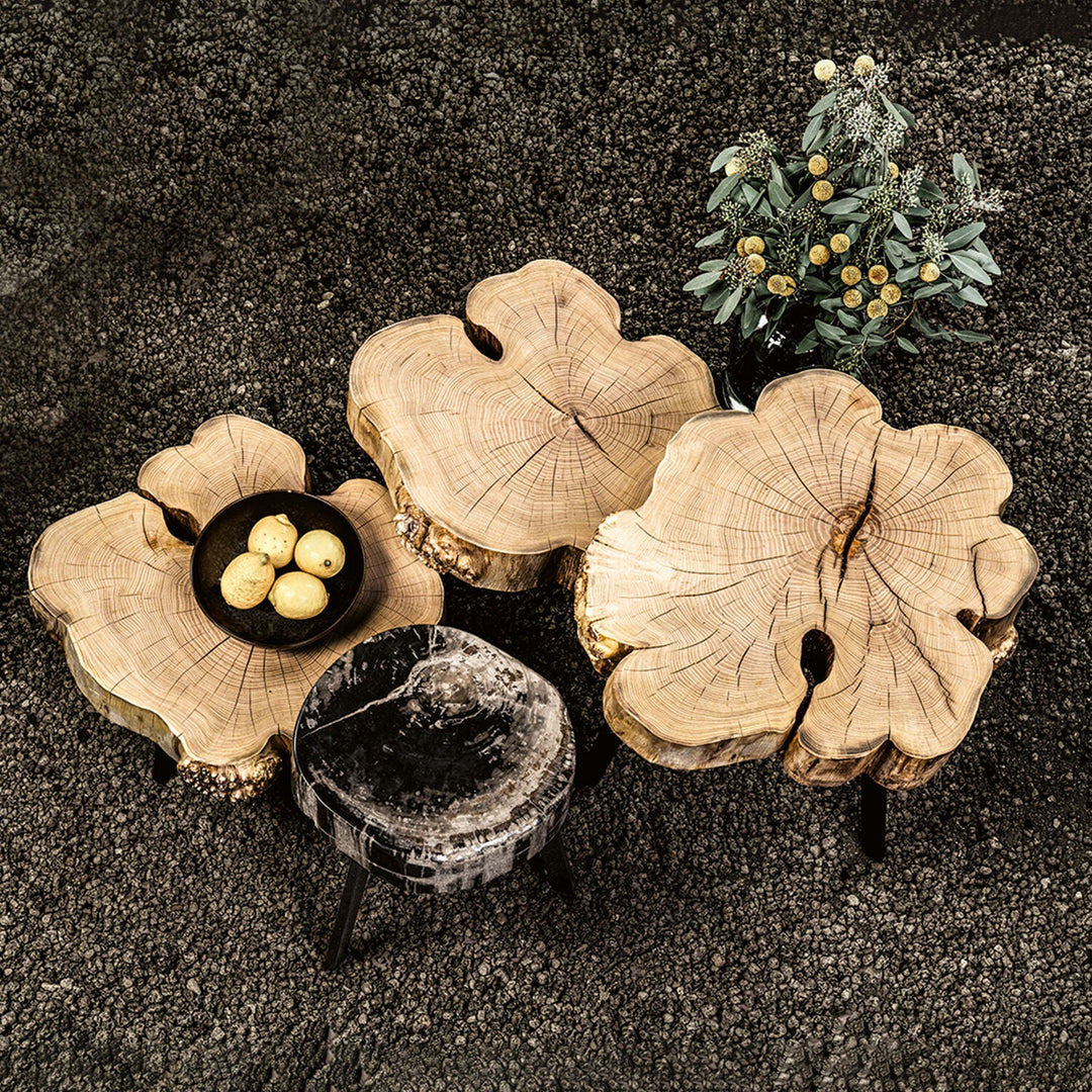 janua | bc 05 stomp outdoor table | 30-40cm | raw acacia