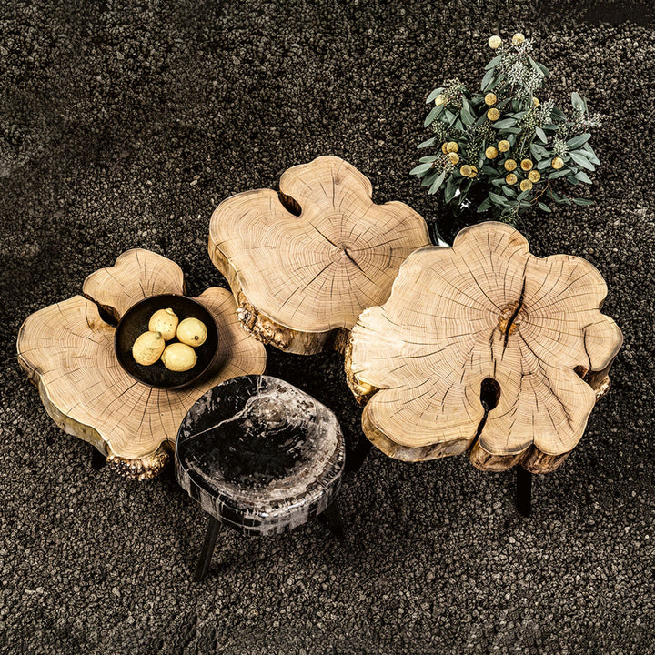 janua | bc 05 stomp outdoor table | 30-40cm | raw acacia