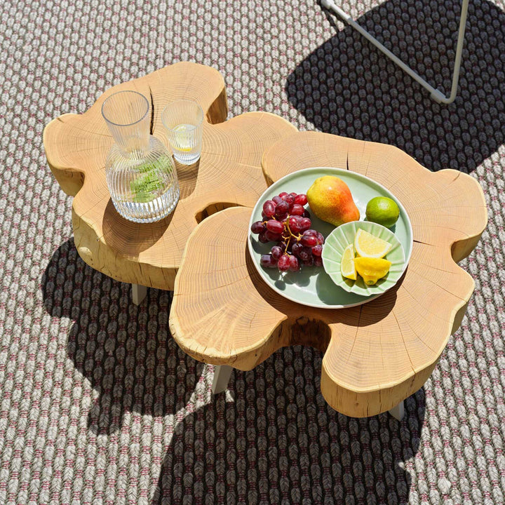 janua | bc 05 stomp outdoor table | 30-40cm | raw acacia