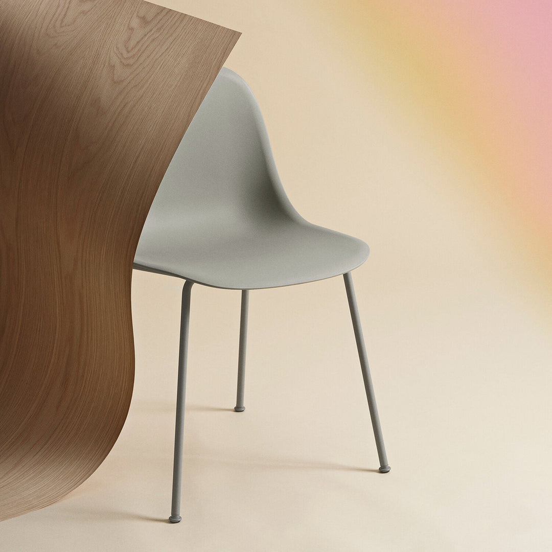 muuto | fiber side chair | tube base | grey recycled + grey ~ DC
