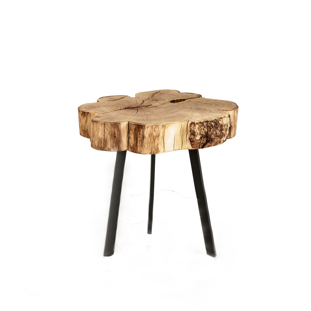 janua | bc 05 stomp outdoor table | 30-40cm | raw acacia