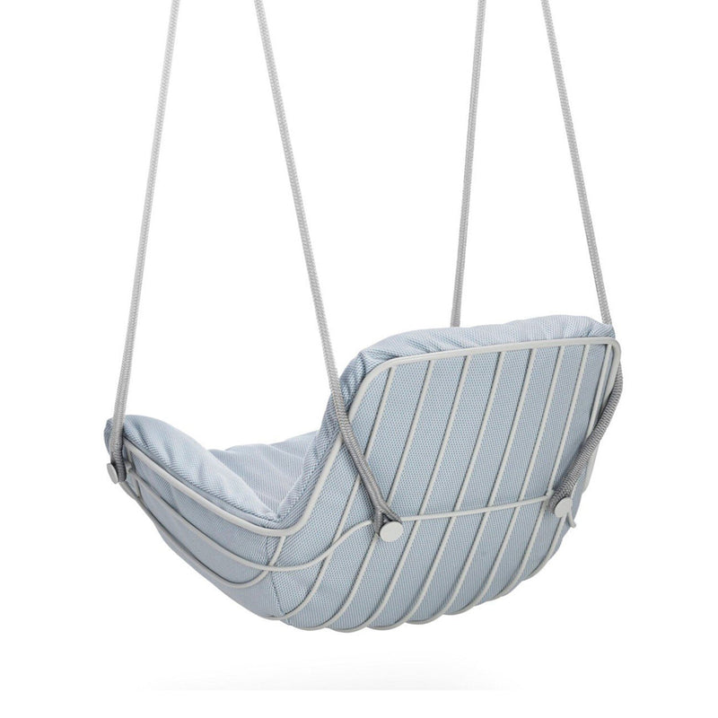 freifrau | leyasol outdoor lounge swing seat | lopi beldi + grey white frame ~ DC