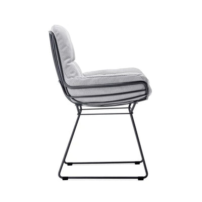 freifrau | leyasol outdoor armchair low | wire frame | lopi ash + black