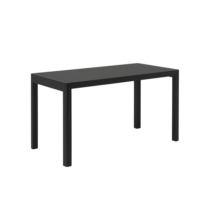 muuto | workshop table | black + black linoleum 130x65 ~ DC