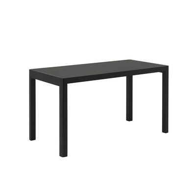 muuto | workshop table | black + black linoleum 130x65