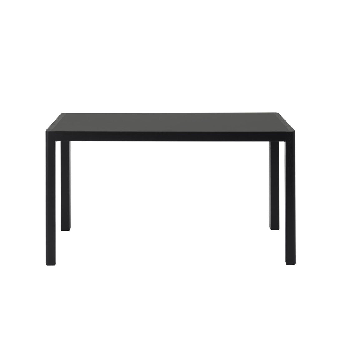 muuto | workshop table | black + black linoleum 130x65 ~ DC