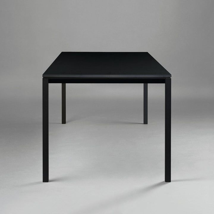 janua | S 600 outdoor table | slate grey + black base 220x80cm