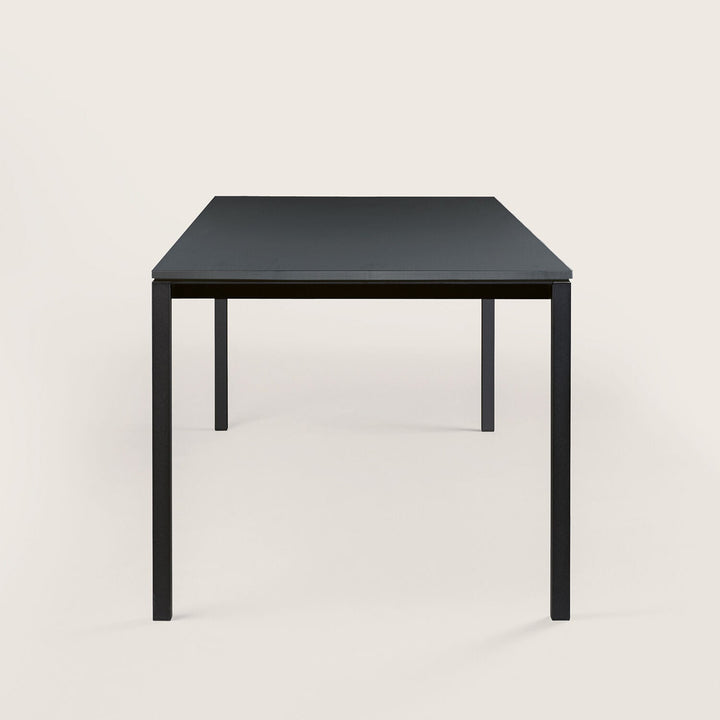 janua | S 600 outdoor table | slate grey + black base 240x80cm