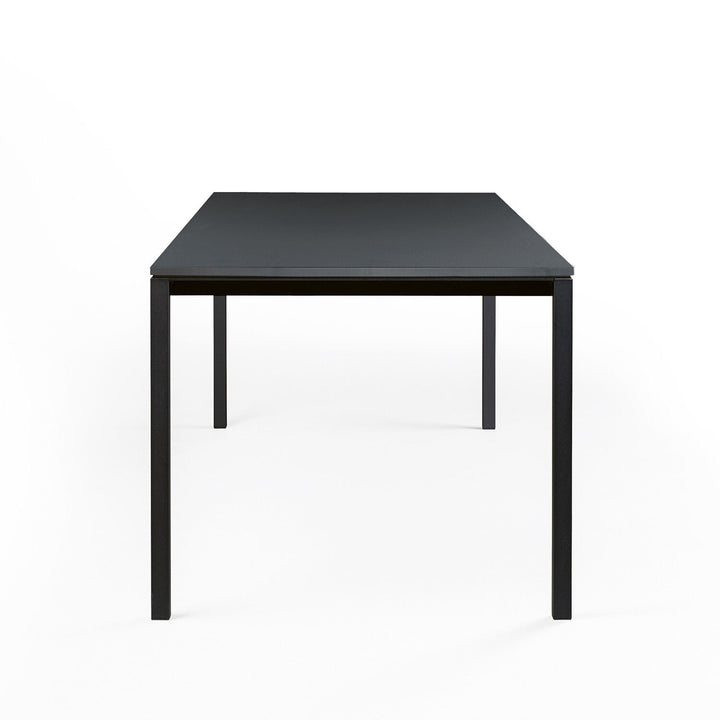 janua | S 600 outdoor table | slate grey + black base 240x80cm