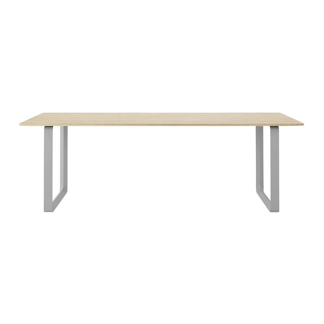 muuto | 70/70 table | solid oak + grey base 225x90cm