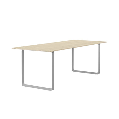 muuto | 70/70 table | solid oak + grey leg | 225cm