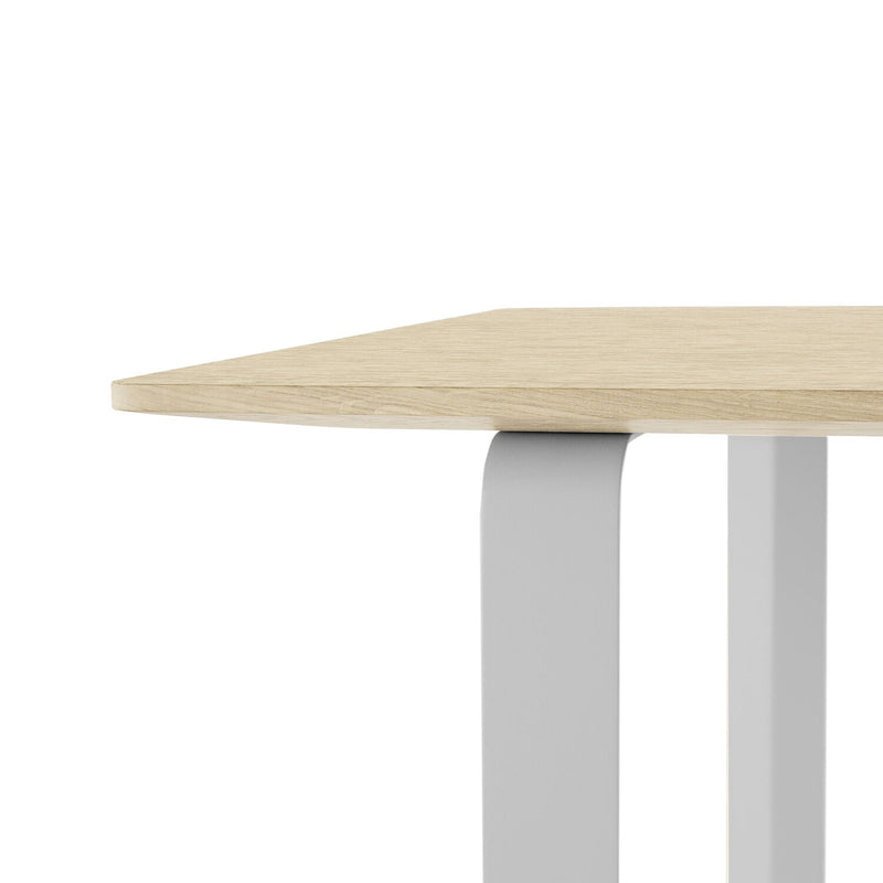 muuto | 70/70 table | solid oak + grey leg | 225cm