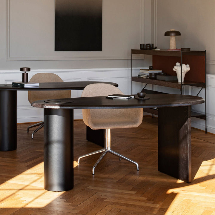 audo copenhagen (menu) | eclipse desk | dark oiled polished oak