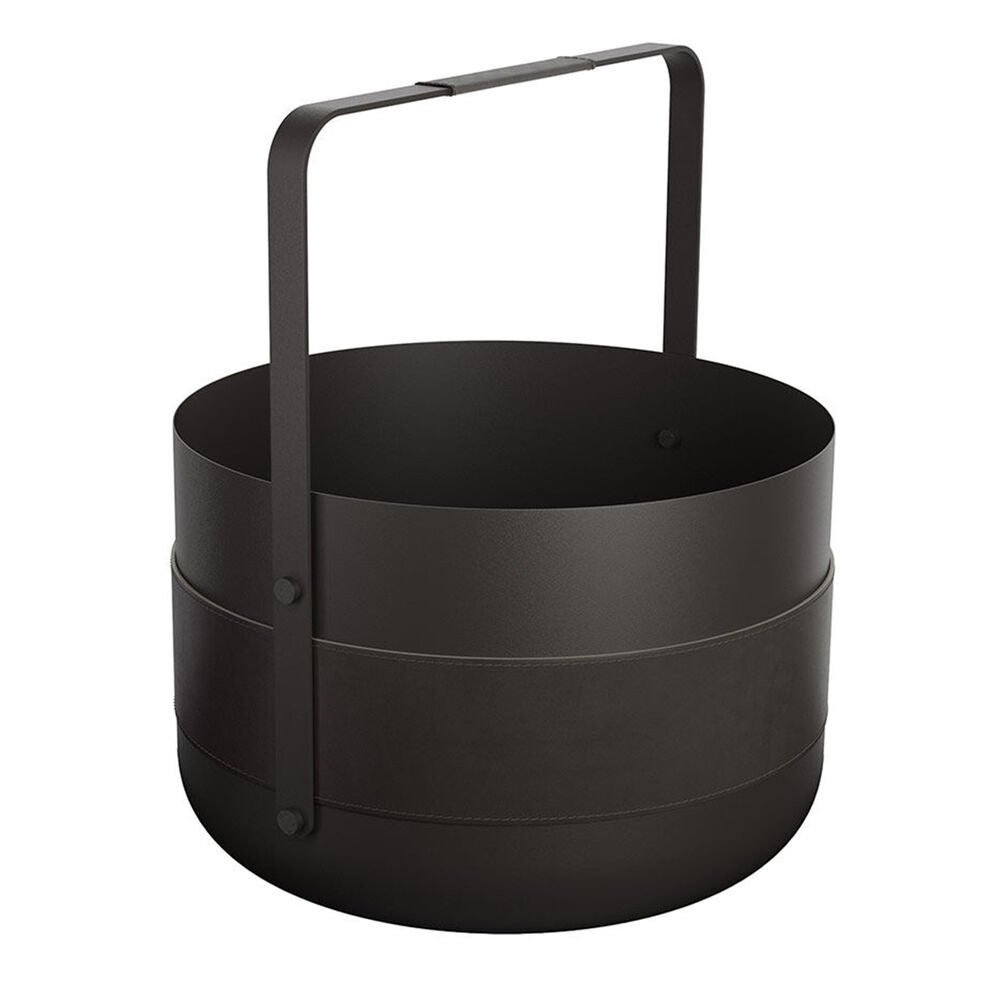 eldvarm | emma wood basket | noir