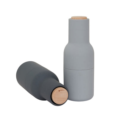 audo copenhagen (menu) | bottle grinder set | cool grey + beech lid