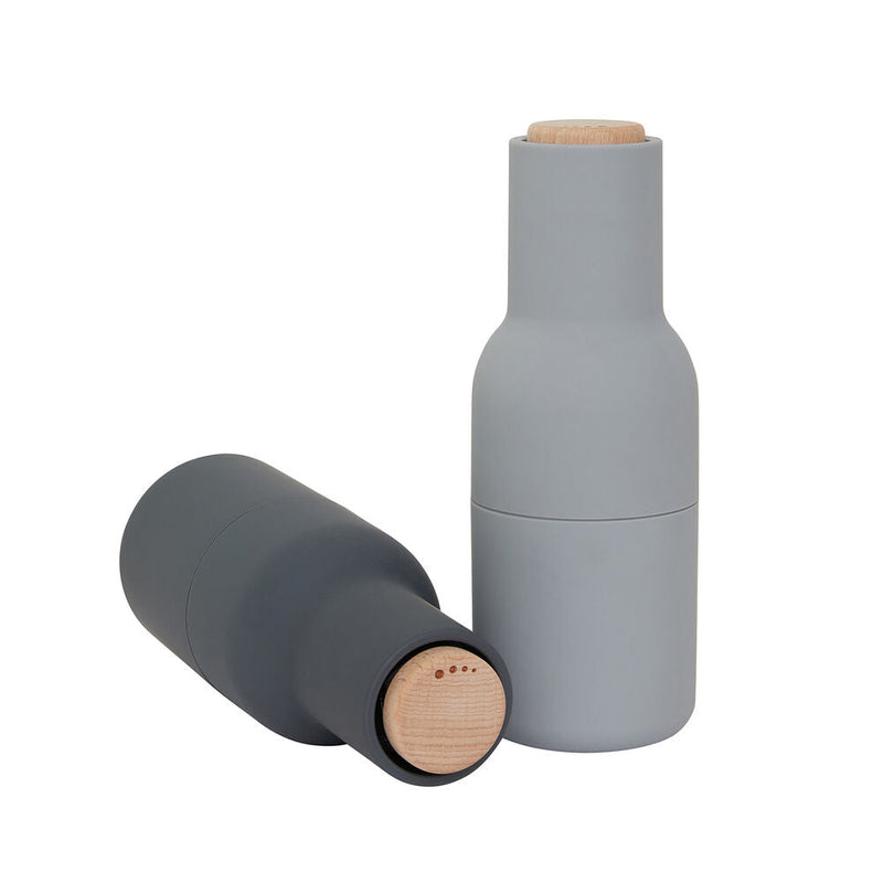 audo copenhagen (menu) | bottle grinder set | cool grey + beech lid ~ DC