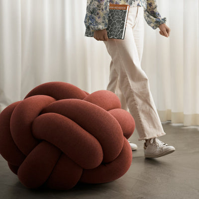 design house stockholm | knot seat cushion XL | ochre
