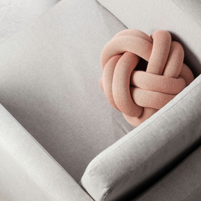 design house stockholm | knot cushion | dusty pink